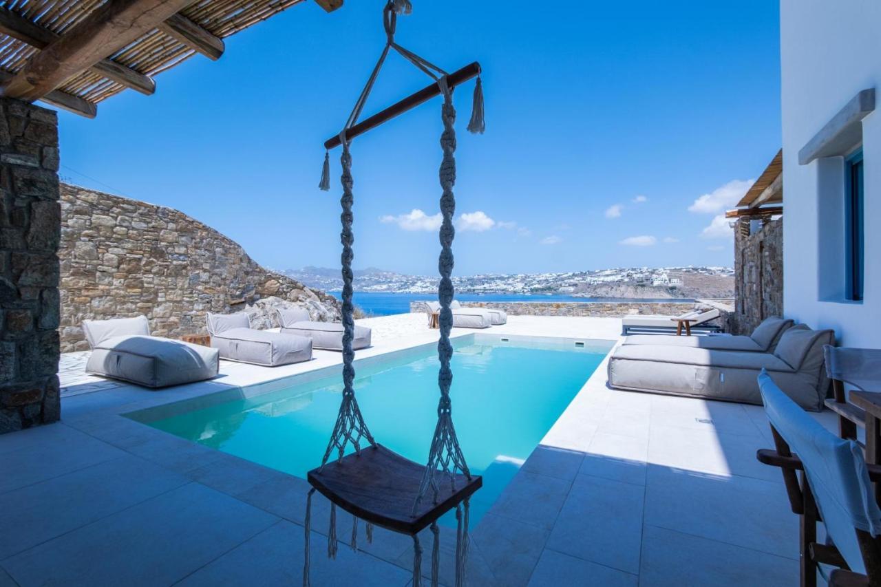 Lilly Villa By Bestofmikonos Ornos  Bagian luar foto